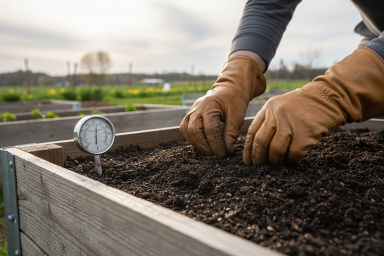 Potager de mars : même en terre froide, cette astuce des 10 jours évite les rangs vides pour ce légume racine
